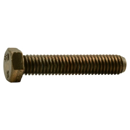 Midwest Fastener Not Graded, 3/8"-16 Hex Head Cap Screw, Plain Silicon Bronze, 2 in L, 4 PK 39365